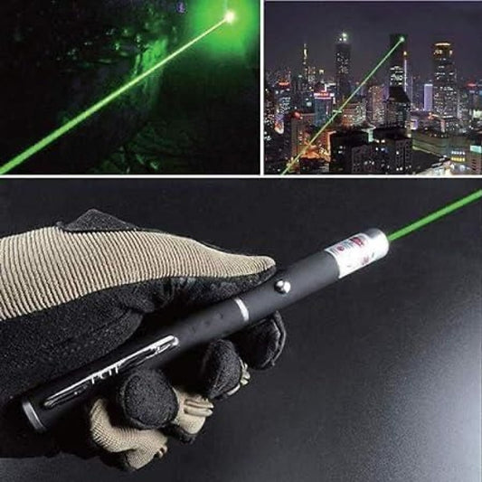 Metal Green Multipurpose Laser Light with Designing Disco Pointer – 10 Kilometer Range